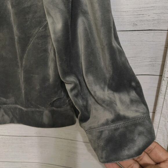 HUE Women's Gray Velour Lounge Set~Size XL (18/20) - Picture 8 of 15